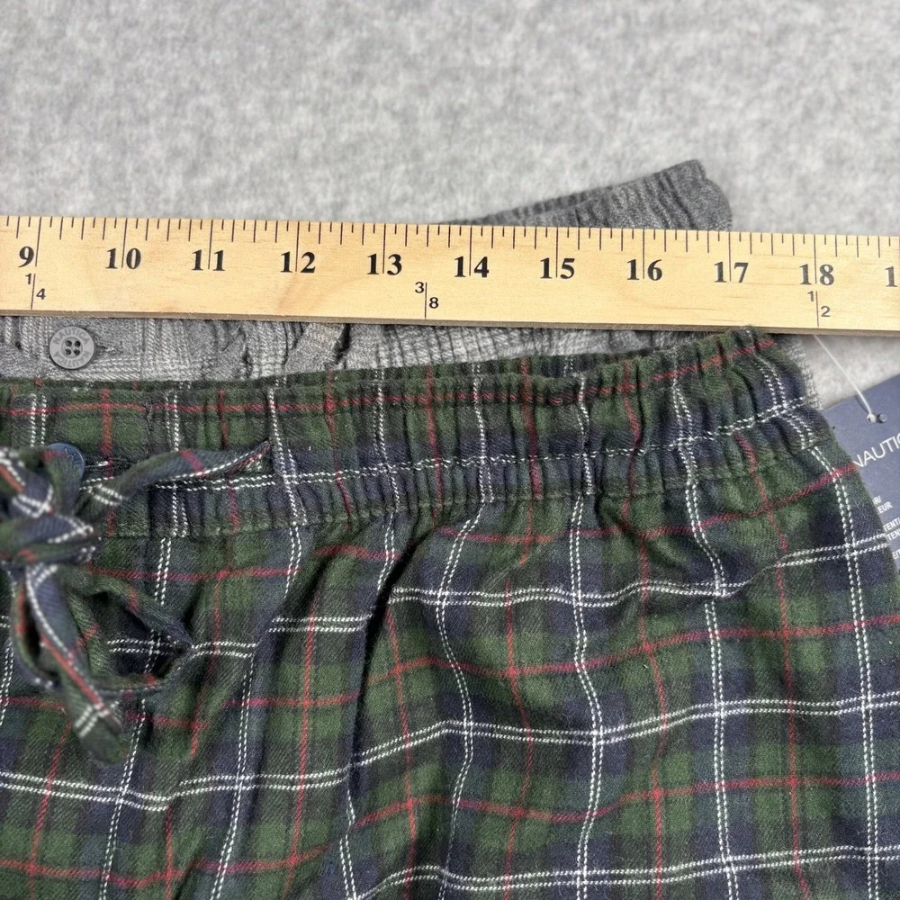 Nautica Pajama Pants Mens XLT Plaid Sleepwear Super Soft Lot of 2